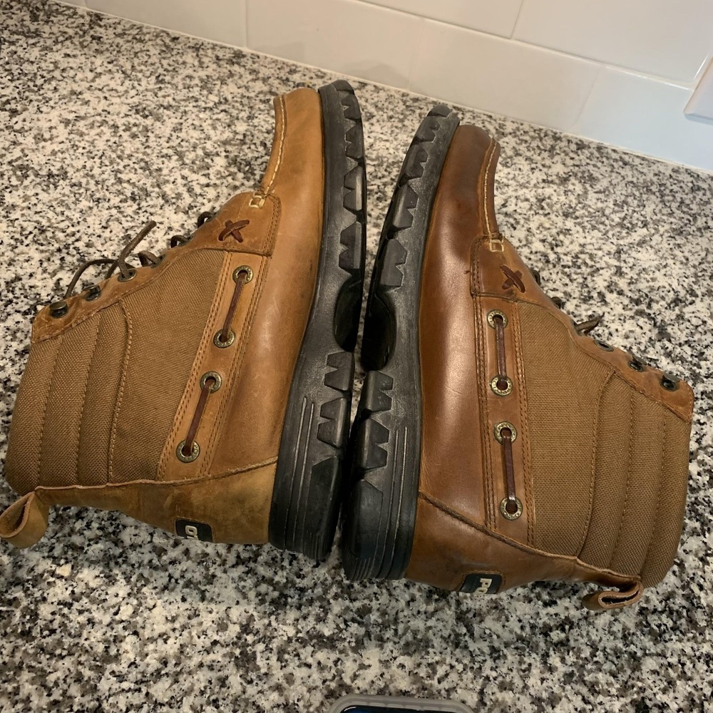 Polo Ralph Lauren Boots Mens Size 13 D Leather Combat Hiking MC4852 Ranger Moc - Picture 13 of 13